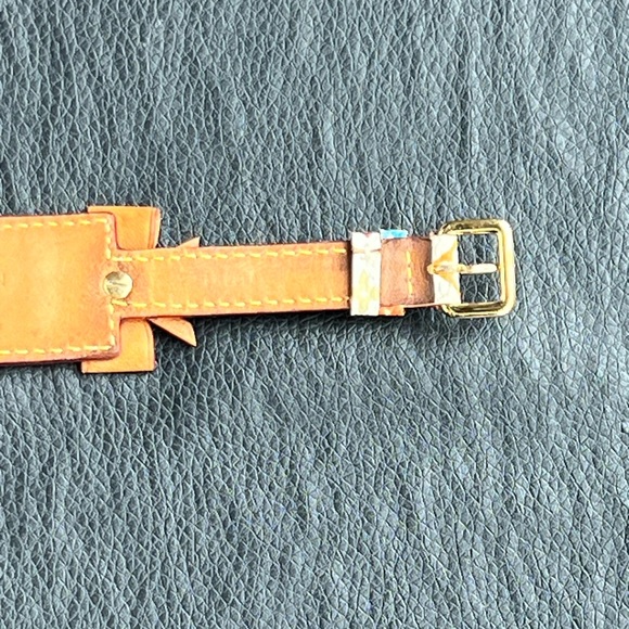 Louis Vuitton Vintage Multicolor Leather Address Bracelet - Picture 9 of 11